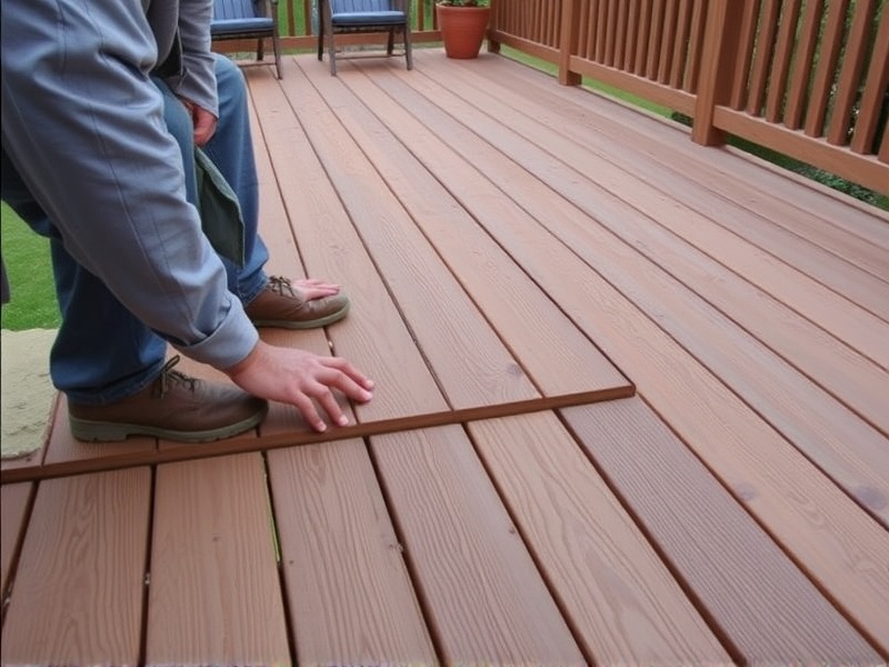 can composite decking be butted together