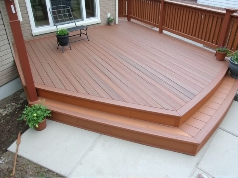 can you install composite decking directly on concrete