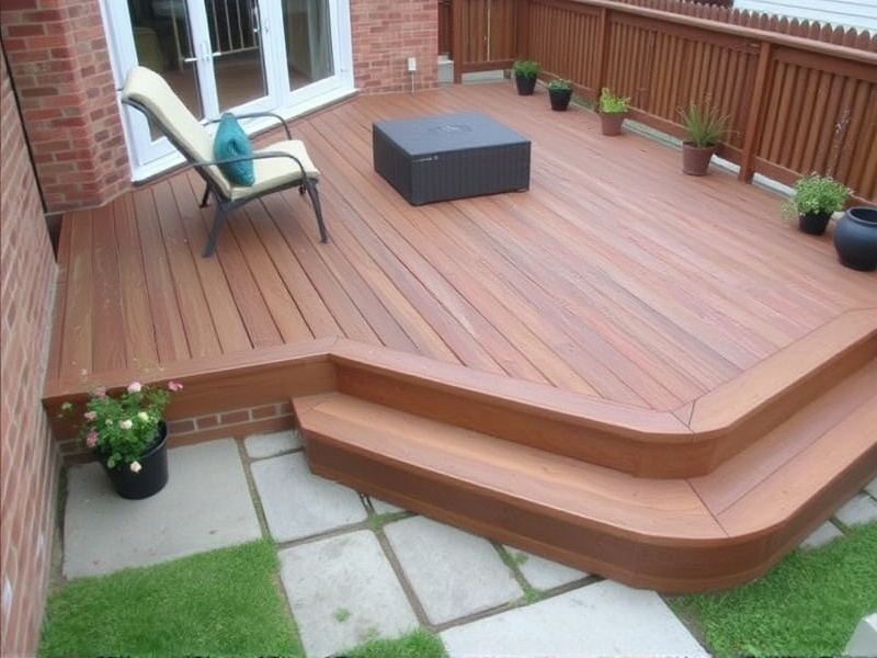 can you lay composite decking over slabs