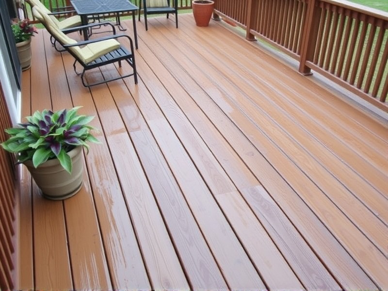 can you power wash composite decking