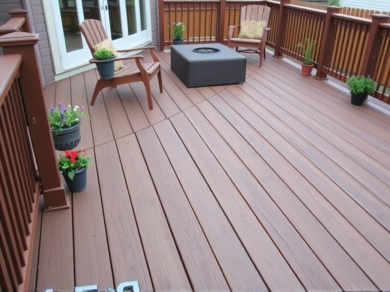 can you stagger composite decking