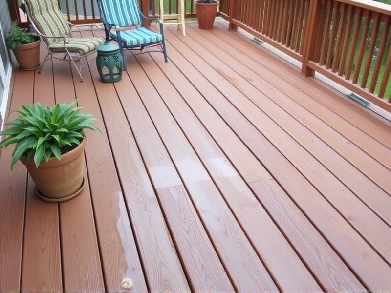 can you steam clean composite decking