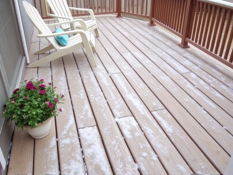 can you use salt on composite decking