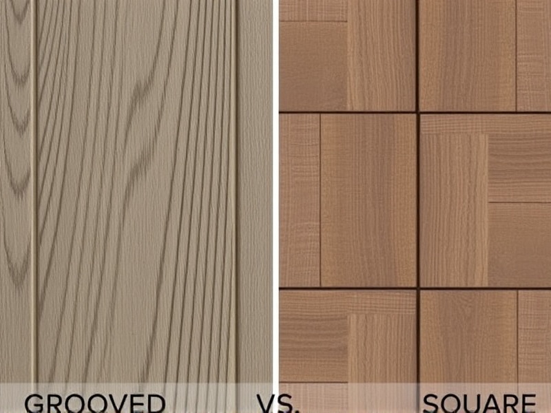 Choosing Between Grooved and Square Composite Decking