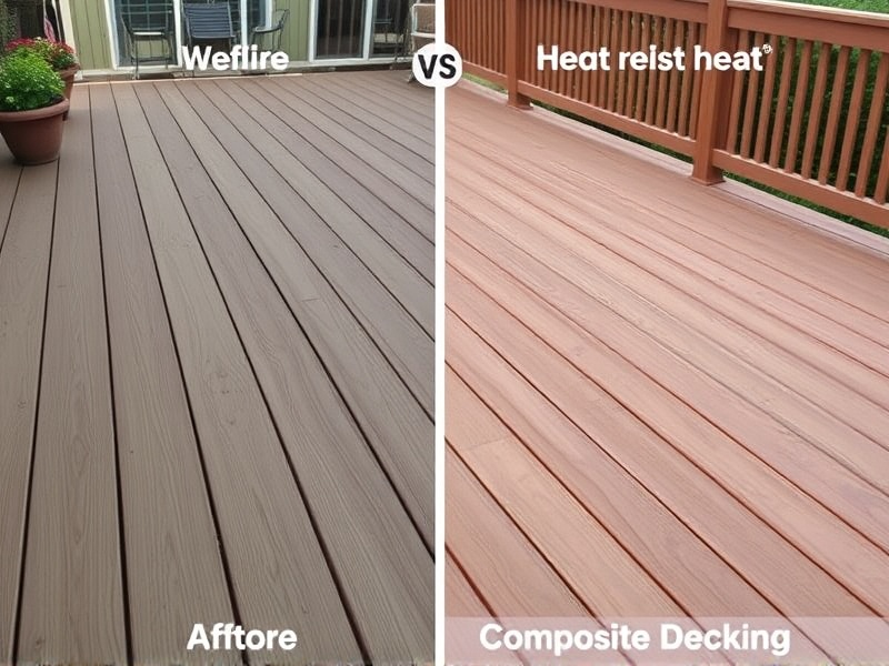 Choosing Between PVC and Composite Decking: Heat Impact Analysis