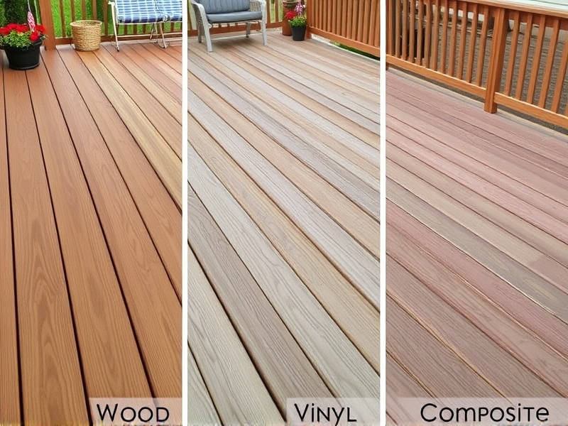 Choosing Between Wood, Vinyl, and Composite Decking Materials