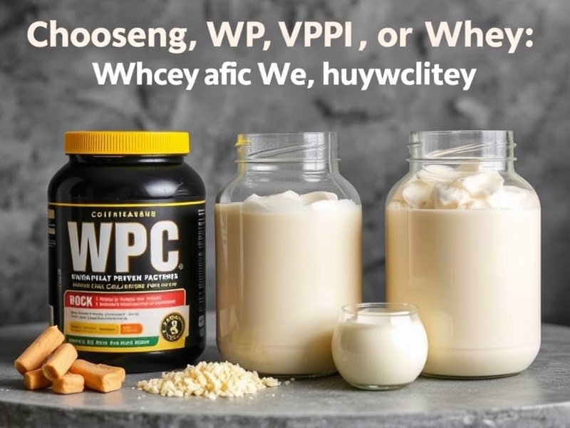 Choosing the Right WPC, WPI, or Whey for Your Diet