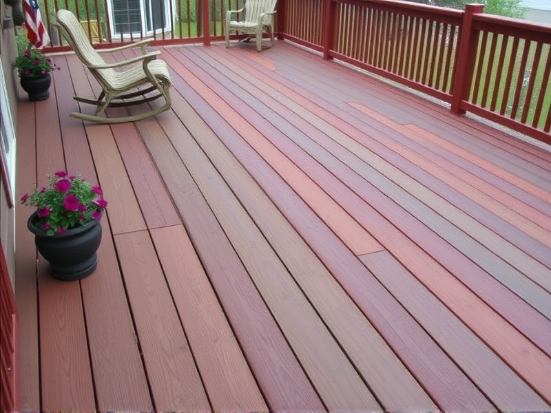 color composite decking