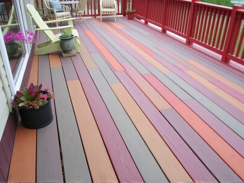 colored decking