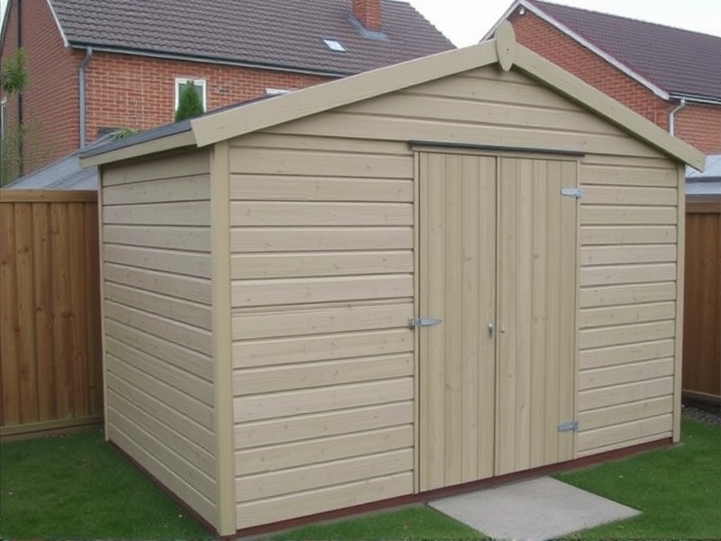 composite cladding for sheds
