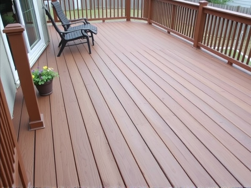 composite deck install over wood decking