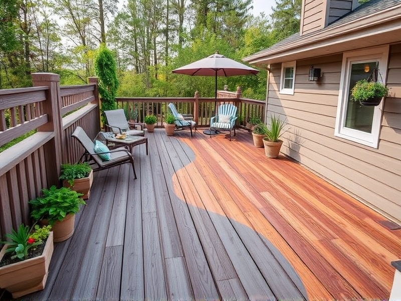 Composite Decking Artwork: Combining Functionality and Aesthetics