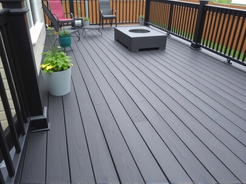 composite decking black