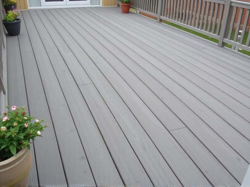 composite decking boards grey
