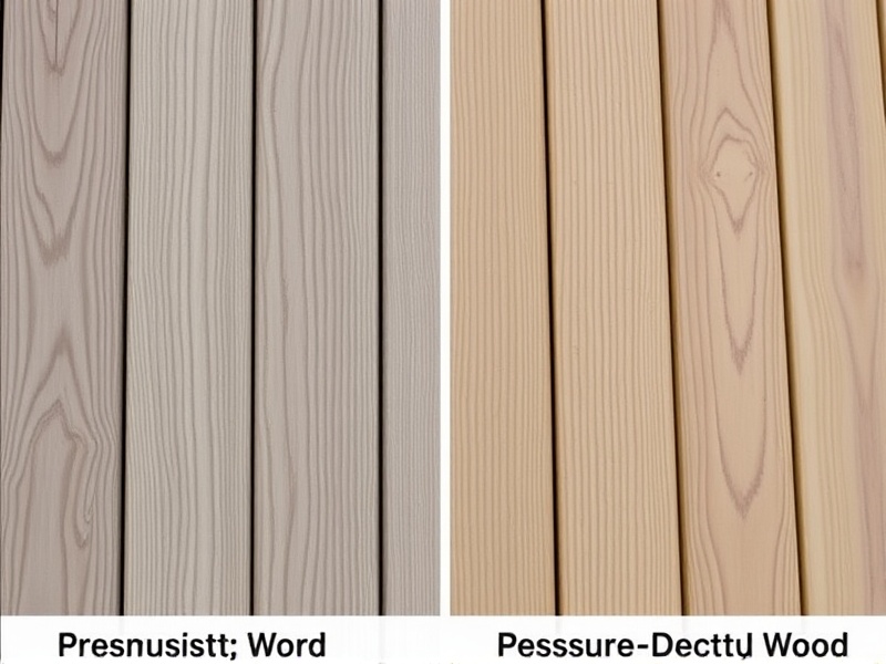 composite decking compared to pressure treated wood
