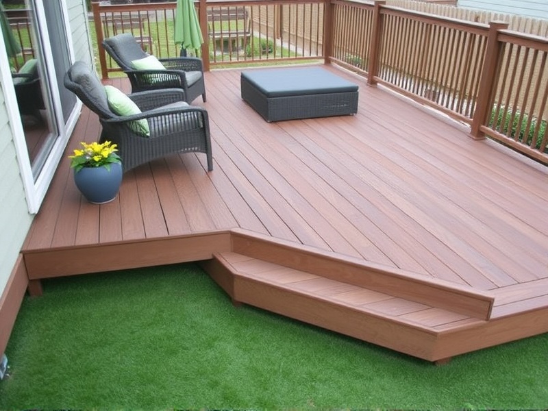 composite decking floating deck sysytem