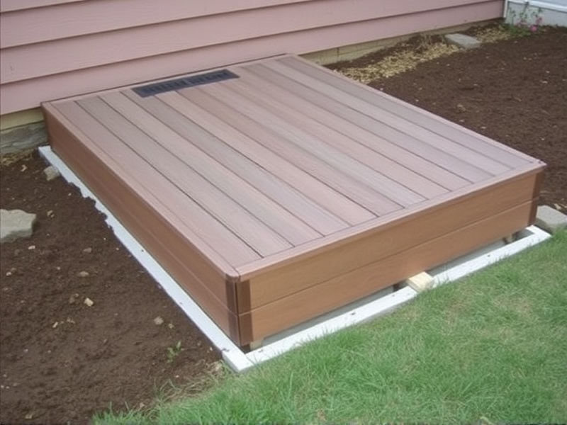 composite decking for sump box
