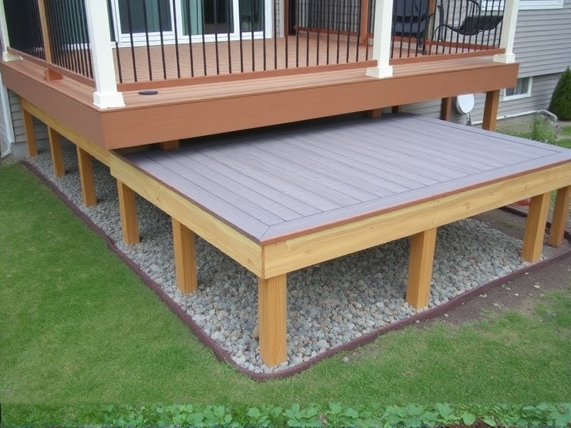 composite decking foundation
