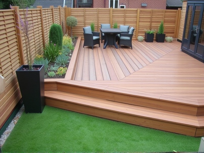 composite decking gardens