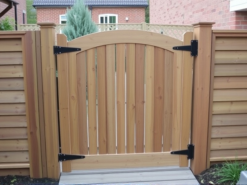 composite decking gate