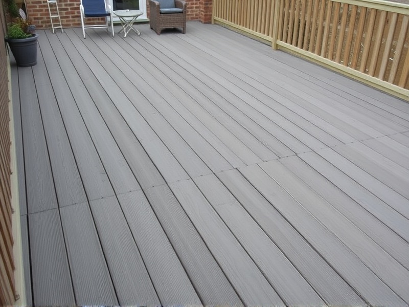 composite decking grey 3m