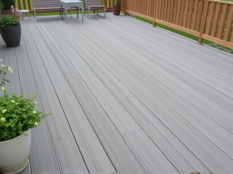 composite decking grey tiles