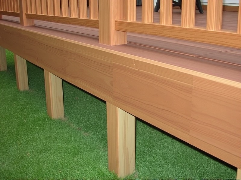 composite decking joist size