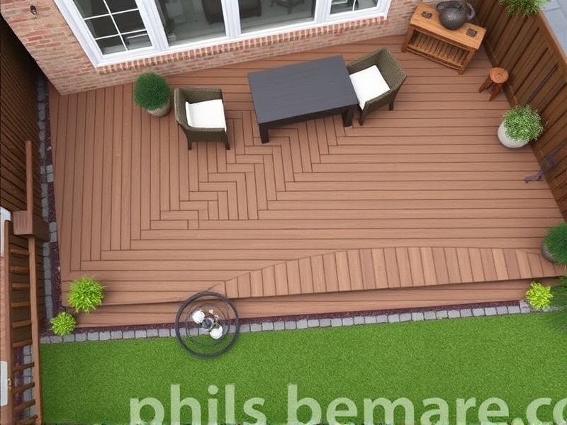 composite decking layout