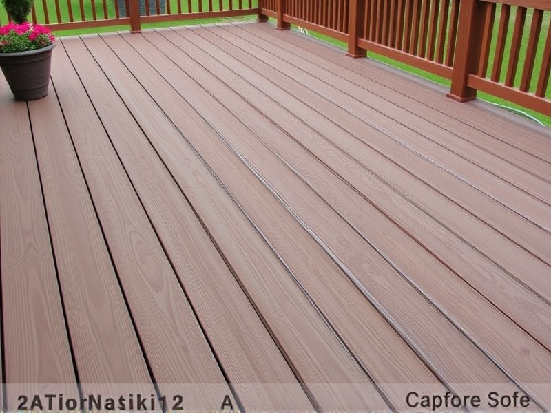 composite decking material width