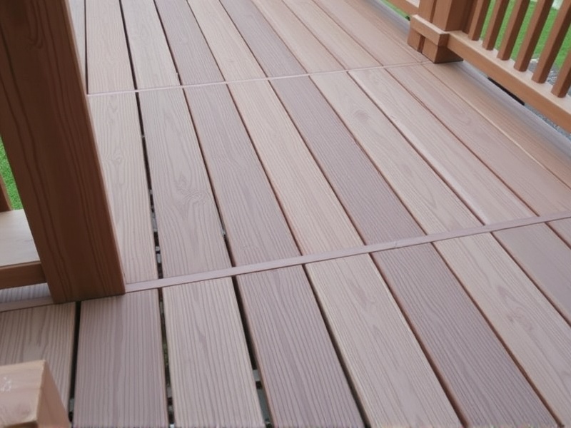 composite decking not flush with frame