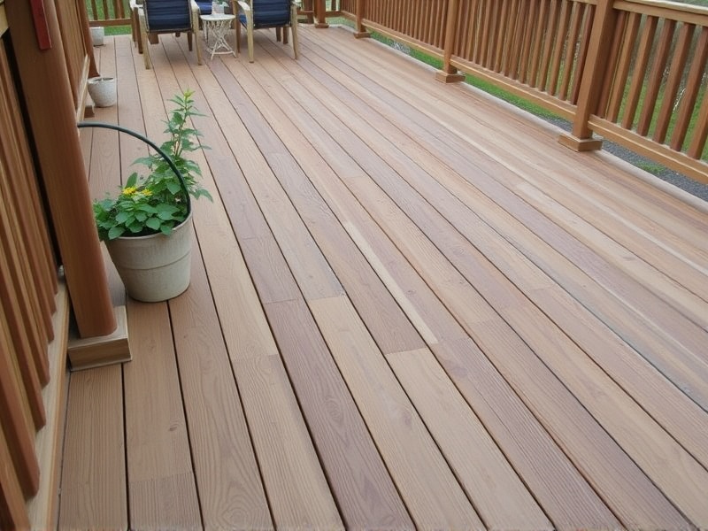 composite decking oak