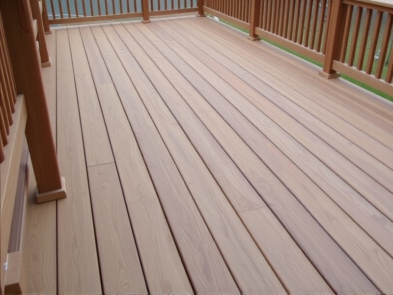 composite decking over plywood