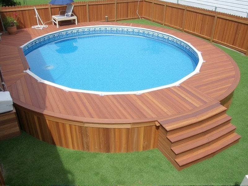 Composite Decking Solutions for Above Ground Pools
