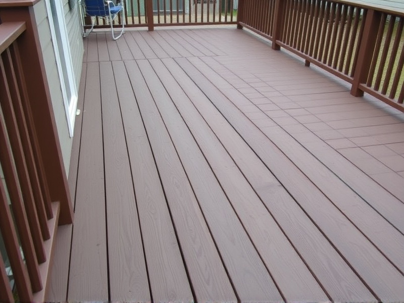 composite decking transition