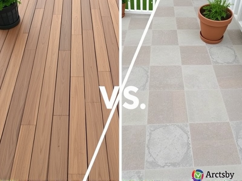 Composite Decking vs Tiles: A Comprehensive Analysis