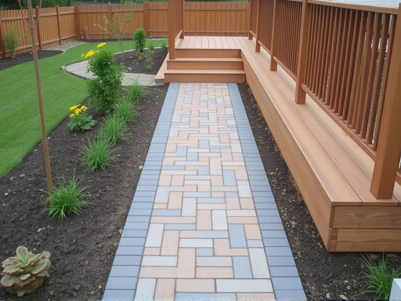 composite decking walkway