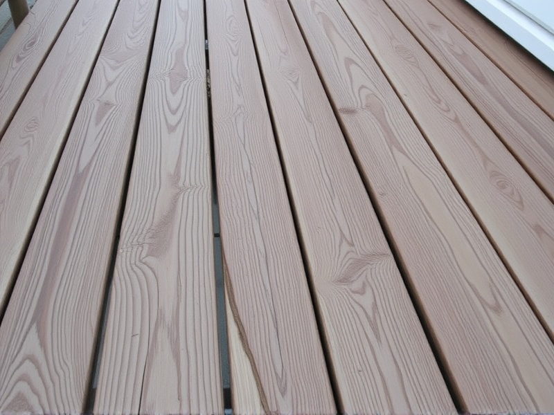 composite decking warped