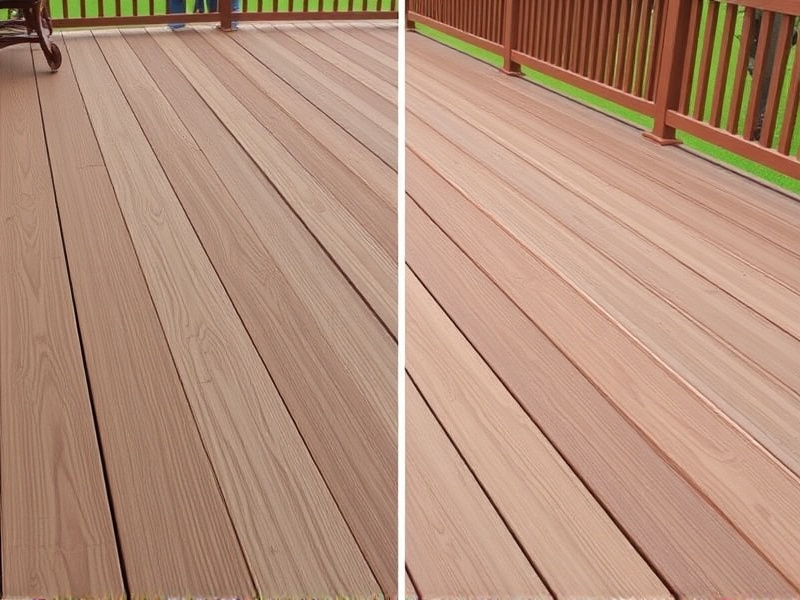 composite decking weight vs wood