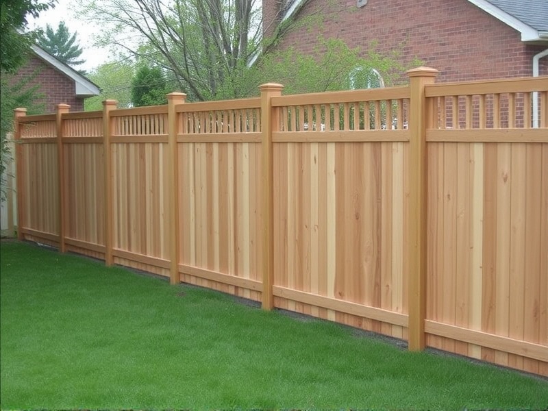composite fencing 8 ft high wood