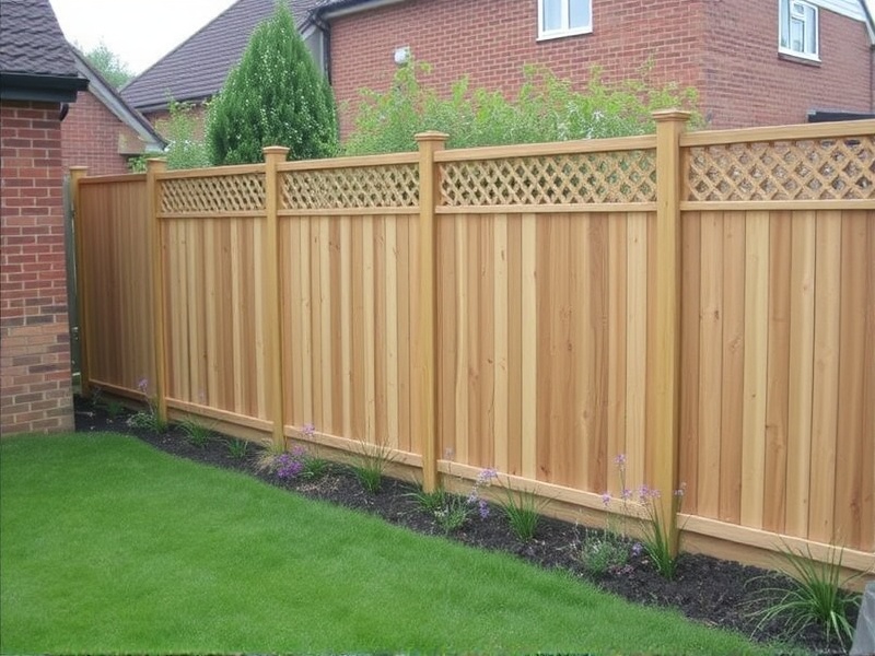 composite garden fencing