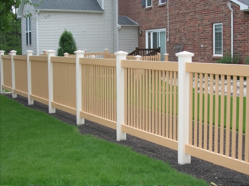 composite post rail fencing