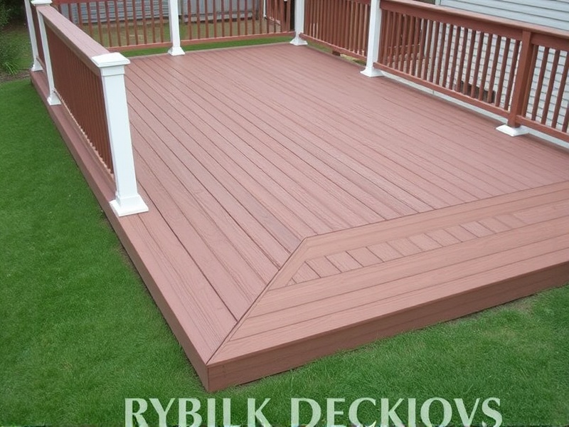 composite square edge decking