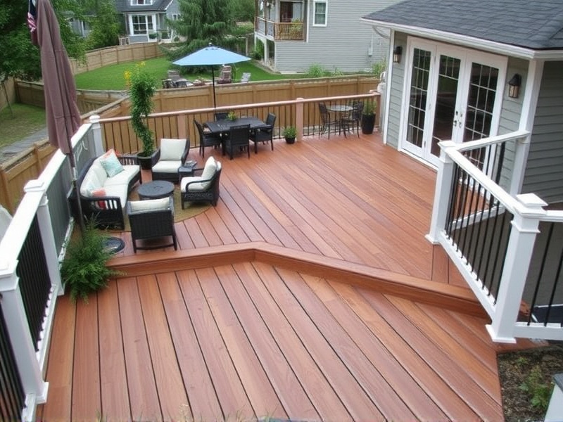 Creative Composite Decking Pictures for Modern Backyards