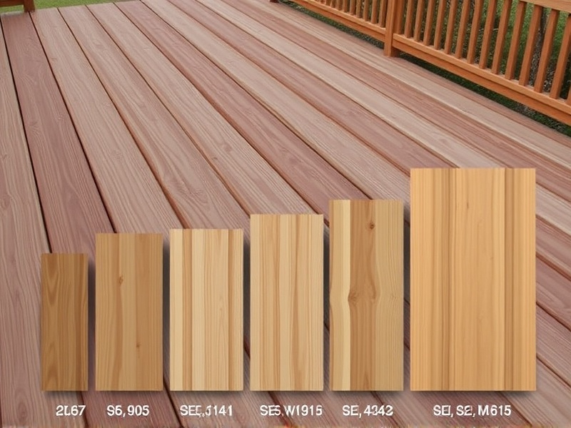 Deck Board Sizes: Factors Influencing Your Decision