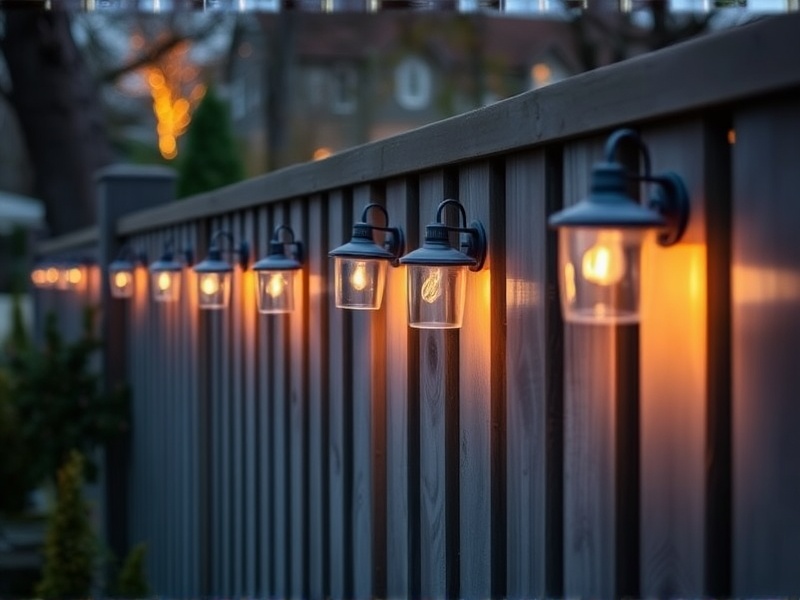 Decorative Lights on Fence: Aesthetic Appeal and Functionality