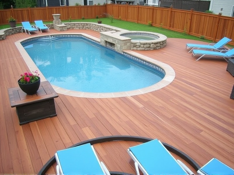 Design Ideas: Composite Wood Decking Enhances Pool Aesthetics
