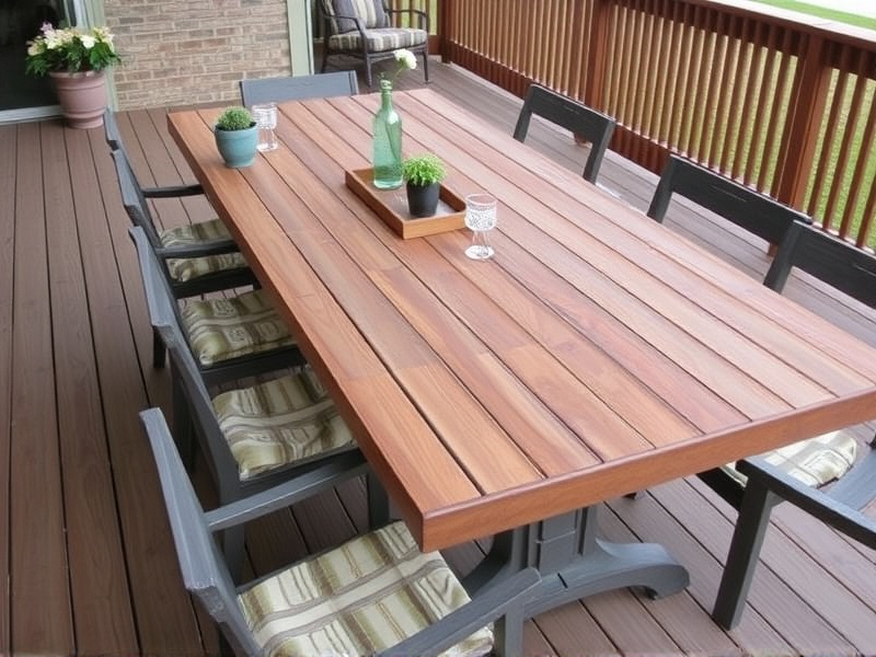 Designing Outdoor Spaces with Composite Decking Table Tops