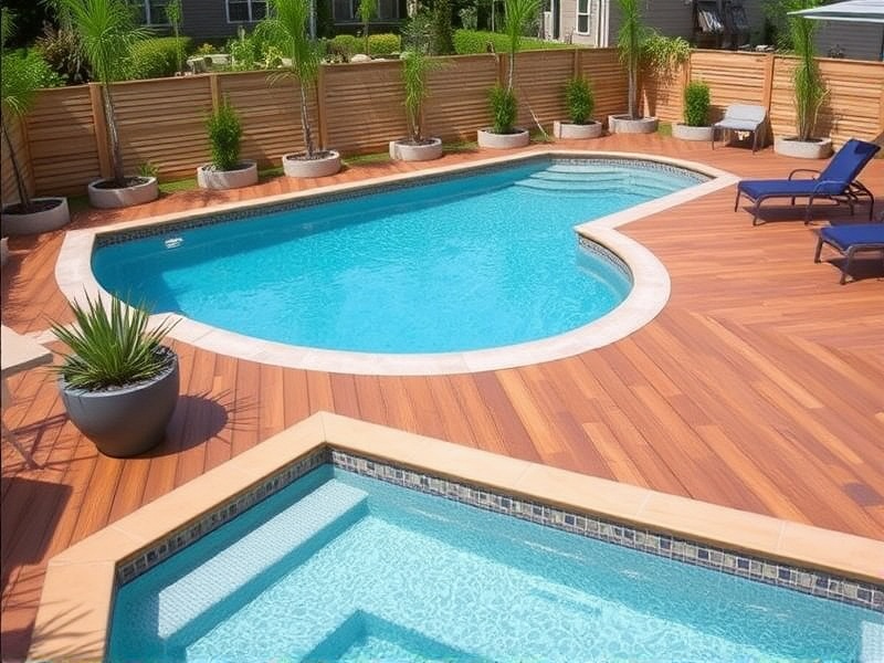 Designing the Perfect WPC Decking for Your Swimming Pool