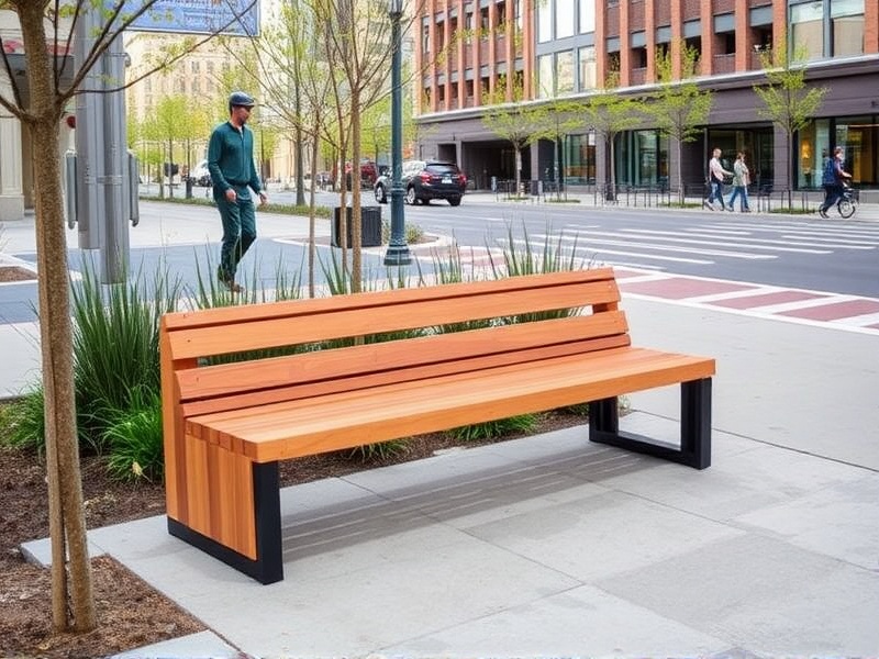 Designing with Commercial Wood Benches: Tips for Urban Planners