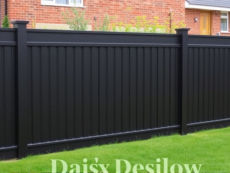 DIY Installation Guide: How to Install Black Plastic Fence Panels